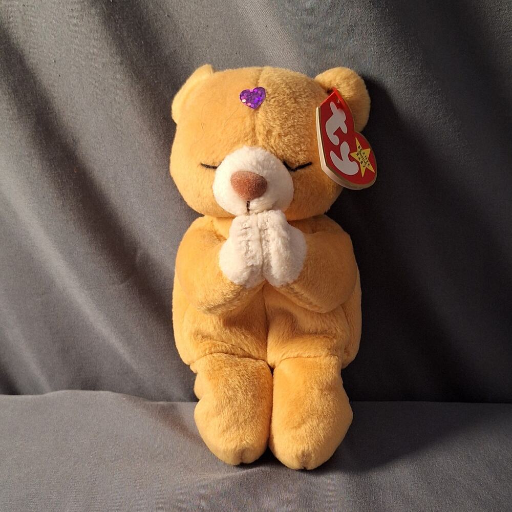 1998 Ty Beanie Babies Praying BEAR Hope March 23, 1998